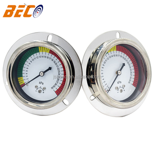 Beco Lagedrukmeter Voorflenspaneelbevestiging, 1/4 "Npt <span class=keywords><strong>2</strong></span>.5" Gelaatswijzerplaat Roestvrijstalen Behuizing 1/4 "Npt <span class=keywords><strong>2</strong></span>-1/<span class=keywords><strong>2</strong></span>" Wijzerplaat - Product Image 5