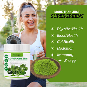 Mistura de Pó de Frutas e Vegetais 100% <span class=keywords><strong>Natural</strong></span> de Grau Alimentício com Vitamina - Super Greens em Pó - Product Image 4