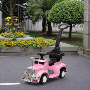 Реалистичный четырехколесный электрический безопасный детский балансировочный автомобиль на аккумуляторе из полипропилена для детей 2-4 лет, унисекс, развивающая игрушка-модель - Product Image 6