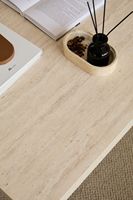 Voxhome Light Table basse centrale de luxe Table basse carrée de designer Design minimaliste moderne pour le salon