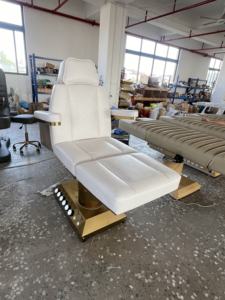 Wholesale Price Luxury Facial Electric Beauty <b>Bed</b> 4 White ABS Adjustable Salon Furniture Home Use Massage <b>Bed</b> - Product Image 4