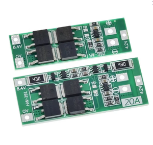 Carte de protection de batterie au lithium BMS 2S 20A 7.4V 8.4V 18650, version équilibrée, carte BMS standard pour bricolage - Product Image 6