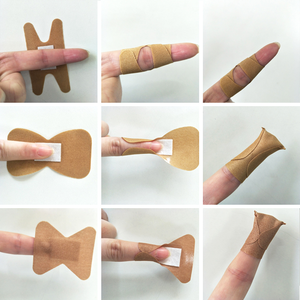 Tiritas adhesivas de tela elástica de seguridad en forma de H <span class=keywords><strong>y</strong></span> yeso de <span class=keywords><strong>mariposa</strong></span> para heridas para el cuidado de heridas - Product Image 4