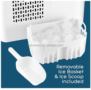 Portable Stainless Steel <b>Ice</b> Cube Maker <b>Machine</b> Home Mini Bar Countertop Direct Cooling APP Control Hand Free Self Hous - Product Image 5