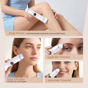 Tondeuse à cheveux électrique <span class=keywords><strong>pour</strong></span> femmes, rechargeable par USB, étanche IPX6, rasoir <span class=keywords><strong>professionnel</strong></span> <span class=keywords><strong>pour</strong></span> femmes, tondeuse <span class=keywords><strong>pour</strong></span> le corps et le bikini, usage domestique - Product Image 2