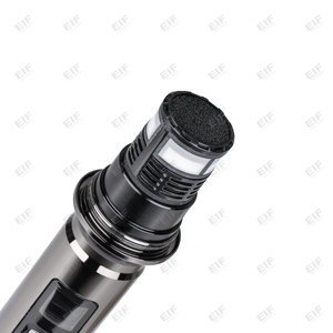 Sistema de Micrófono Inalámbrico de 2 Canales HD-1000, Equipo Profesional para Karaoke y Canto, Alimentado por Baterías AA, con Control de Volumen - Product Image 5