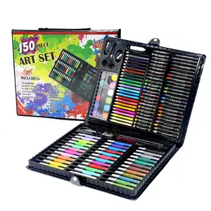 150 pcs preço de fábrica pintura canetas crianças pincel aquarela conjunto crianças arte suprimentos volta para a escola presentes arte 150 pcs pintura conjunto