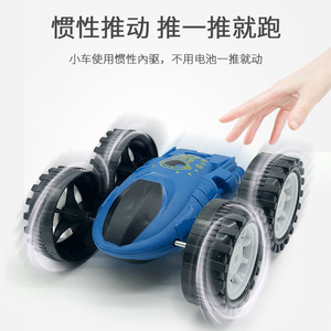 Double-Sided Inertia Vehicle Toy Car For Kids 2-4 Years Boys Plastic Off-Road Design Durable Crash Resistant - Product Image 4