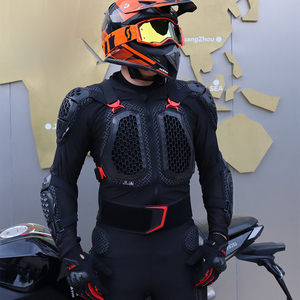 Combinaison de <span class=keywords><strong>moto</strong></span> respirante, <span class=keywords><strong>pantalon</strong></span> anti-chute, veste de protection avec protection dorsale pour les sports de plein air - Product Image 3