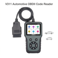 Escáner Automotriz Portátil Personalizado Multi-idioma con Gráficos en Tiempo Real, Lector de Códigos de Auto V311, Herramienta de Diagnóstico OBD para Vehículos