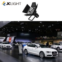 Projecteurs LED professionnels blanc pur pour exposition automobile/salon automobile avec contrôle sonore et DMX512, indice de protection IP33