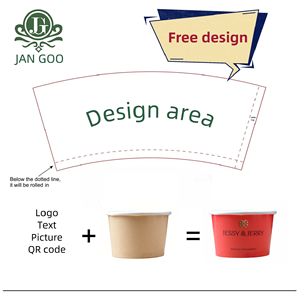 Fábrica de Origem na China |   Copos de Papel para Sorvete Descartáveis, Fornecedor de Personalização Profissional - Product Image 5