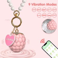 APP-gesteuerter Mini-Vibrator Sexspielzeug mit Berührungsgefühl 9 Vibrationsmodi Kabellose Fernbedienung für Brustwarzen Klitoris G-Punkt Lust