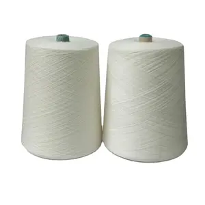 Cotton50 Polyester50 CVC 50/50 32S semi combed yarn for knitting weaving