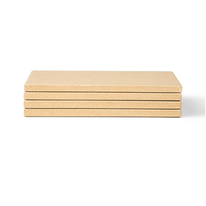<span class=keywords><strong>Set</strong></span> di Pietre per <span class=keywords><strong>Pizza</strong></span> in Ceramica Ecologica per BBQ e <span class=keywords><strong>Cottura</strong></span>, Utensili da Forno Rettangolari con Manico in Legno e Taglierina - Product Image 1