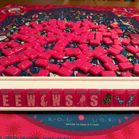 Promo Spesial Musim Semi Safari Wild Pink Acrylic American Mahjong Tiles 160PCS Desain Khusus untuk Malam Permainan Keluarga
