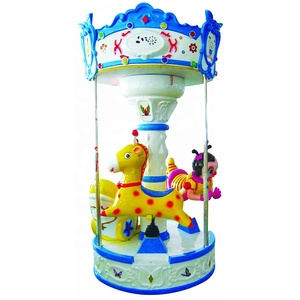 Bon profit équipement de terrain de <span class=keywords><strong>jeu</strong></span> Kiddie Ride Merry Go Round petit carrousel 3 joueurs abeille carrousel <span class=keywords><strong>cheval</strong></span> à vendre - Product Image 6