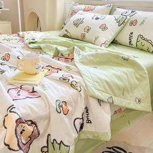 Custom Toddler Cotton Fabric Air Conditioning Quilt Thermal <b>Baby</b> <b>Blanket</b> - Product Image 3