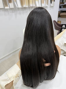 Perruque de haute qualité 613 blonde miel, cheveux européens, balayage, mèches, double trame, dentelle HD invisible, perruque pour femmes - Product Image 5