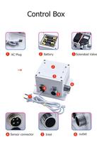 Robinet automatique monocommande en laiton chromé à montage sur plan, avec électrovanne, design moderne, économie d'eau, grande quantité