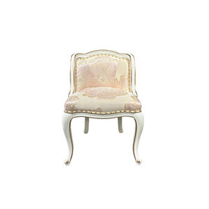 Tabouret de dressing français palais tissu européen tabouret de maquillage brodé néoclassique de luxe en bois massif - Product Image 5
