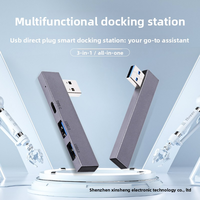 Wholesale OEM Brand Computer ABS Laptop Multi Interface Wireless Splitter Type C Docking Station
