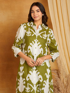 Nuevo Lanzamiento: Conjuntos de Cordón con Estampado Floral Étnico para Fiestas, con Pantalón y Top Floral para la Temporada de Otoño, de Proveedor Indio - Product Image 4