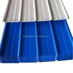 中国制造SGCC SGHC DX51D Ral彩色波形波纹屋面钢板镀锌金属屋面钢