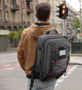 <span class=keywords><strong>Valise</strong></span> à main pour avion avec 3 cubes d'emballage Extra Large 17.3 pouces Sacs à dos pour ordinateur portable Sac à dos de voyage pour homme - Product Image 4