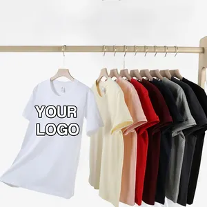 Alta calidad Cool Youth 200 gramos venta al por mayor camisetas personalizadas 100% algodón en blanco liso hombres camisetas camiseta