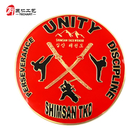 Pins de revers personnalisés pour championnats, médailles d'événements sportifs, design frappé, placage or et argent, boîte cadeau, usine OEM