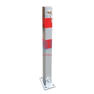 Factory New Model Parking Bollard, Road Barrier Manual Folding Down Traffic Safety - Product Image 1