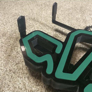 工場カスタム卸売広告ロゴネオンサインLEDファームトラクター照明付きライトビールサイン - Product Image 4