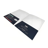 Porte-documents en papier A4/A5 avec logo personnalisé, avec pochettes, dossier professionnel