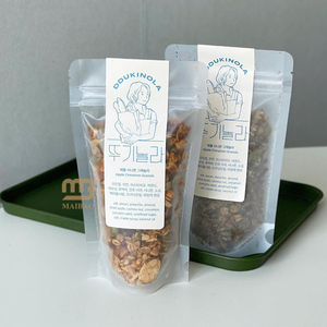 ถุงซิปใส่อาหารพริกถั่วพลาสติกใส,ถุงซิปบรรจุภัณฑ์อาหารถุงซิปตั้งได้แบบใสเป็นมิตรกับสิ่งแวดล้อม - Product Image 4