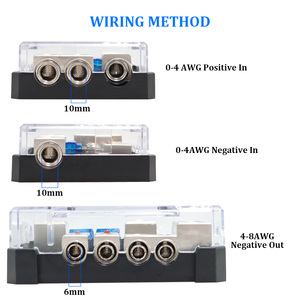 Portafusibles ANL Mini <span class=keywords><strong>de</strong></span> 60A para Reequipamiento <span class=keywords><strong>de</strong></span> Audio <span class=keywords><strong>de</strong></span> Automóvil, Bloques <span class=keywords><strong>de</strong></span> <span class=keywords><strong>Fusibles</strong></span> para Audio <span class=keywords><strong>de</strong></span> Automóvil para Campers y Automóviles - Product Image 4