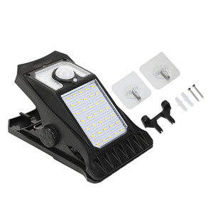 Solar <b>Clip</b> Light Led Rechargeable High Brightness Outdoor Camping Emergency Lighting - Product Image 2