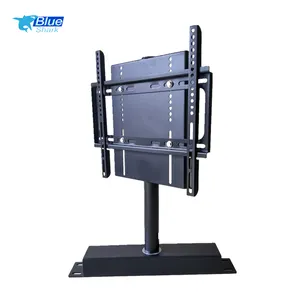 New factory 32-65inch Hand motorized Swivel 360 Degree TV Lift LCD screen mobile TV stand for Bed Cabinet office home hotel