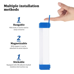 Tube lumineux LED magnétique rechargeable par USB, lampe de camping d'urgence, lampe de nuit pour extérieur - Product Image 3