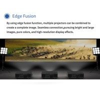InASK TC-PK1000  Projecteur Mini Haute Définition 4K  pour Entreprises et Éducation, Projection 4K Plus Large, Extérieur, Cinéma à Domicile