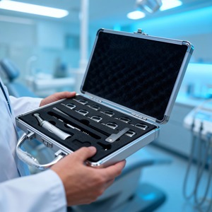 Interproximal Enamel Reduction Kit - Polishing Handpiece Diamond Strips Polishing Strips Measuring Gauge - Product Image 2