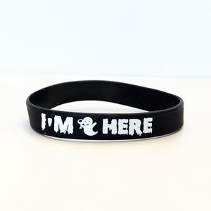 Bracelet en silicone personnalisé avec logo pour Halloween, fête, événement, cadeau, décoration, bracelet en caoutchouc, bracelets promotionnels - Product Image 3