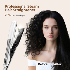 <span class=keywords><strong>Plancha</strong></span> <span class=keywords><strong>de</strong></span> <span class=keywords><strong>Vapor</strong></span> para Cabello Ukliss, Doble Voltaje, Calentamiento Rápido, para un Peinado Liso y sin Frizz - Product Image 3