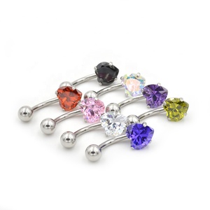 <span class=keywords><strong>Piercing</strong></span> de <span class=keywords><strong>nombril</strong></span> en zircon cubique de mode, brillant, couleur brillante, forme de cœur, anneaux de <span class=keywords><strong>nombril</strong></span> pour femmes, bijoux de <span class=keywords><strong>piercing</strong></span> - Product Image 6
