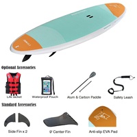Planche de paddle rigide en fibre de verre et mousse EPS, coque extérieure ASA, légère, pour stand up paddle surf – Meilleures ventes