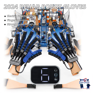 สินค้าขายดีประจำปี 2024 OEM YN-036 ถุงมือหุ่นยนต์ฟื้นฟูสมรรถภาพมือทางการแพทย์ อุปกรณ์ฝึกนิ้วมือแบบไฟฟ้า - Product Image 2