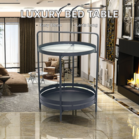 Table basse moderne de luxe à deux étages pour hôtel maison meubles de salon anciens décoratifs cuisine extérieure chambre à coucher
