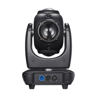 Projecteur de scène à tête mobile 2-en-1 200W RGBW LED + Laser Rouge DMX512 pour événements disco DJ, idéal pour KTV, bars et
