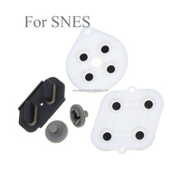 Repuestos para Control de SNES, Almohadillas Adhesivas de Silicona Conductiva para Accesorios de Juego de Nintendo SNES