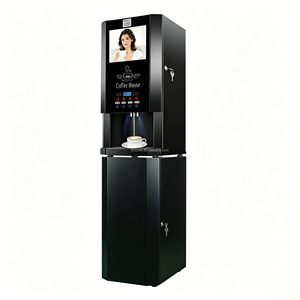 Distributore Automatico di Caffè Istantaneo ITO T-30SCW-8L con Schermo Pubblicitario da 10 Pollici, Macchina Automatica per Succhi Caldi/Freddi, Bevande a 3 Gusti - Product Image 4